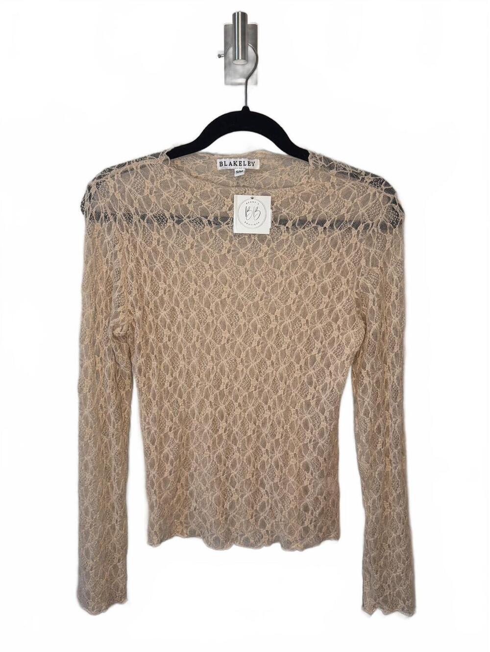 BLAKELY | Jolie Lace Thumbhole Sheer Top Layering